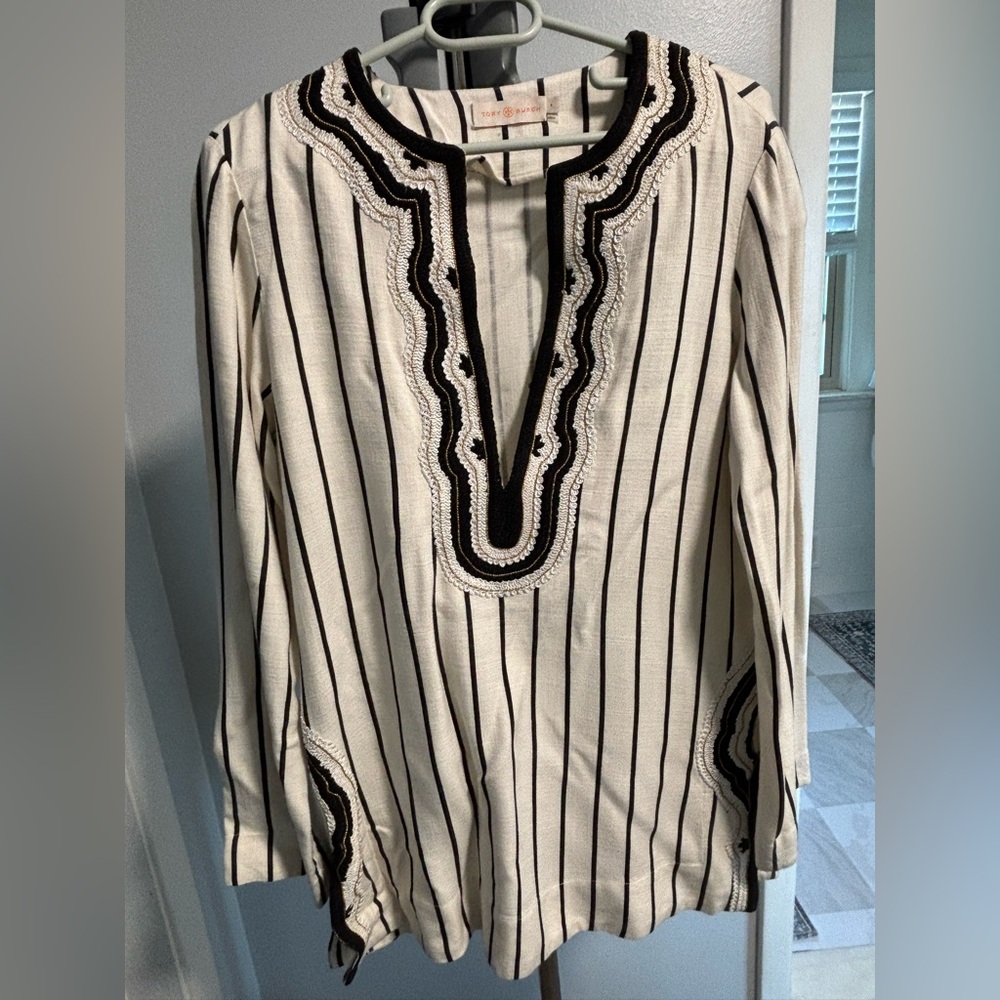 Torrey Birch Linen Tunic Size 4